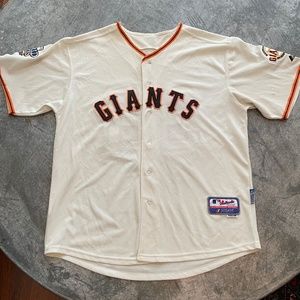 Vintage San Francisco Giants World Series 2010 Jersey Brian Wilson 38 Mens Sz 48